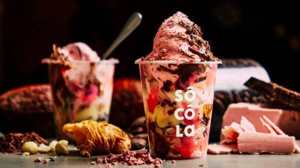 ソコラ アメ村店で味わえる、100％チョコレートの濃厚濃密な「かき氷」