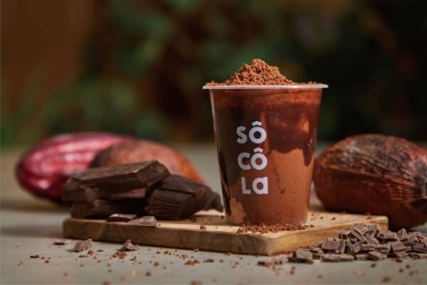 ソコラ アメ村店で味わえる、100％チョコレートの濃厚濃密な「かき氷」