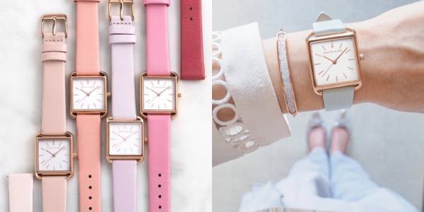 選べる33色ベルト! パーソナルカラーにぴったりの腕時計が見つかるパレット スクエアコレクション