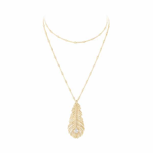 ブシュロンがクジャクの羽根を表現した「プリュム ドゥ パオン」コレクションより新作ジュエリー4点を発売