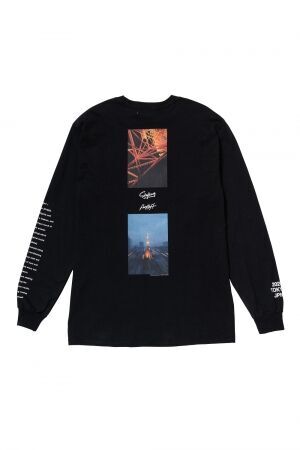 フォトプリンロングTシャツ〈バックスタイル〉 ￥11,000＋tax(ブラック)