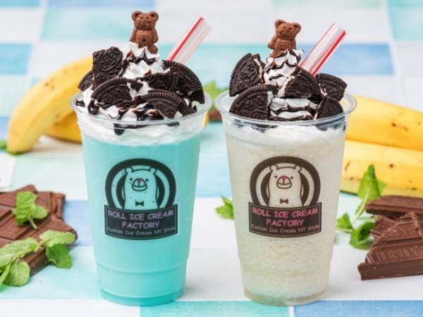 元祖ロールアイスクリーム専門店が、バナナやチョコミントをたっぷり使ったひんやりスムージー2種を発売