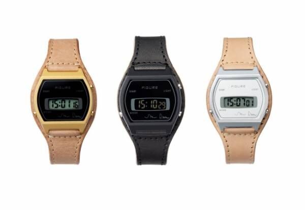 レザークラフトブランドBrown Brownとの協業による腕時計「Lo-Fi Digital」