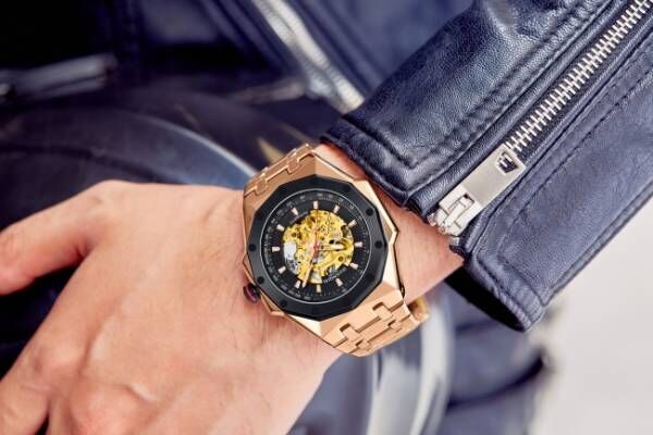 プリンチペ ウォッチから多角形のベゼルが特徴の自動巻スケルトン時計を発売