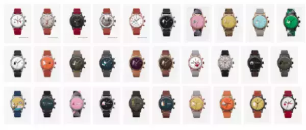 ムーミン75周年記念モデル第二弾! 真珠層シェル文字盤は21種類のデザインバリエーション