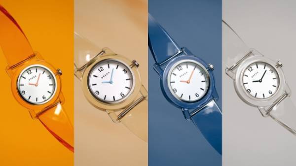 レディースウォッチブランドBREDAから夏にぴったりのクリアウォッチ「Play」が登場