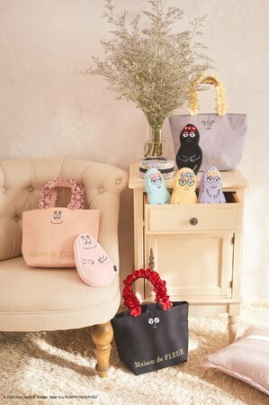 バーバパパたちがMaison de FLEURのアイテムに変身。「家族愛」をテーマとしたコラボアイテムを発売
