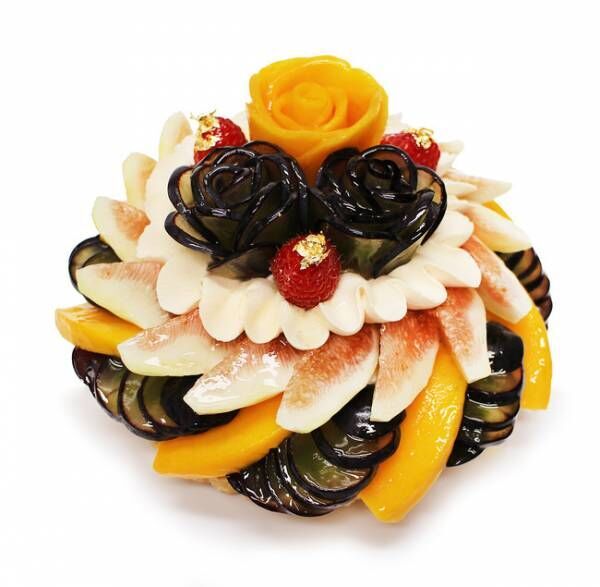 ありがとうの気持ち込めたフルーツの花束。カフェコムサの敬老の日限定ケーキが予約受付スタート