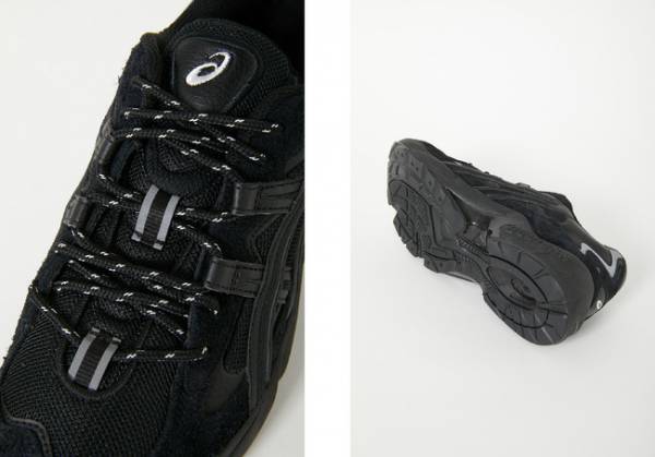 マウジー× アシックスのコラボスニーカーがスタイリングに取り入れやすいBLACKカラーで誕生