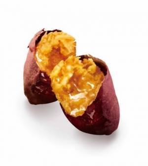 蜜がたっぷり入った人気の蜜芋を表現。ハーゲンダッツのミニカップ「蜜いも」期間限定発売