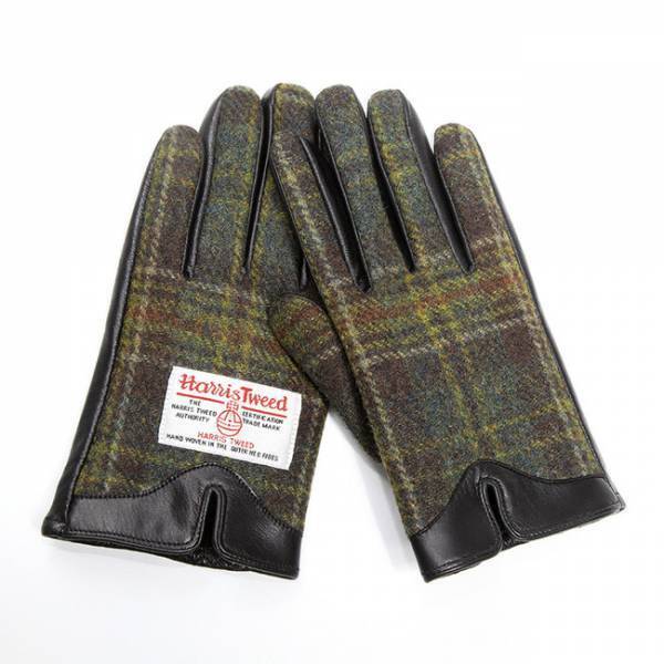 シンプルかつ上品な表情でコーデを選ばない! ハリスツイード本革手袋がスマートフォン対応で登場