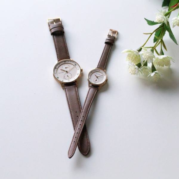 Paul Smithウオッチから茶革ストラップが新鮮な別注カラーのペアモデルが登場