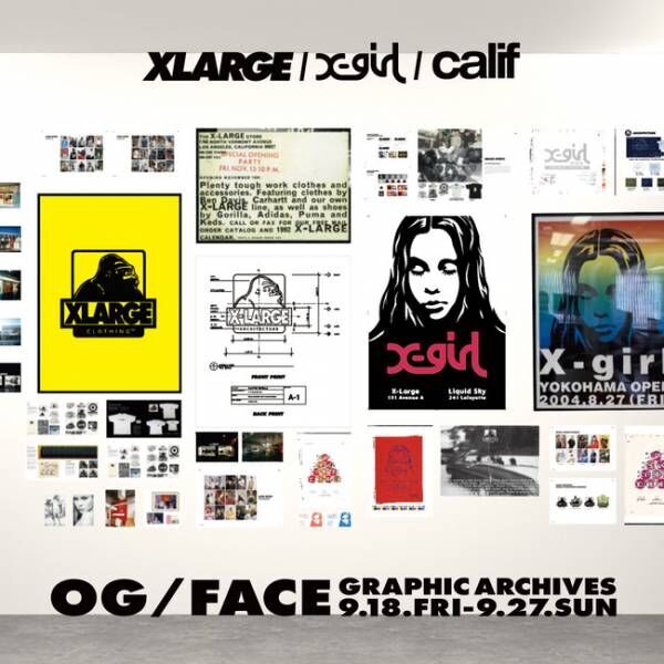 XLARGE×X-girlの限定コラボコレクションが次世代型のセレクトショップ「カリフ渋谷」で限定発売