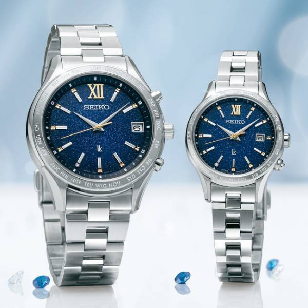 セイコーウオッチから美しい夜空と満月の輝きをテーマにしたペアウオッチが登場