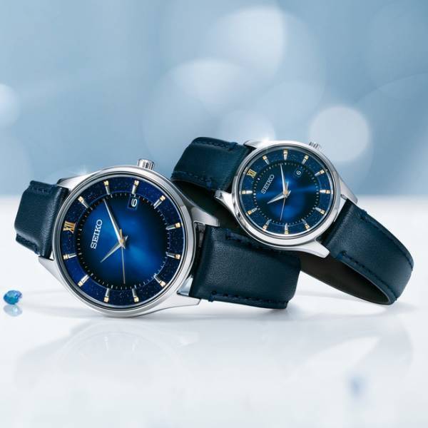 セイコーウオッチから美しい夜空と満月の輝きをテーマにしたペアウオッチが登場