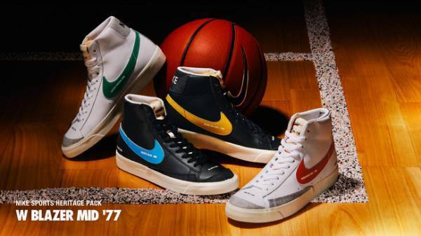クラシックなスタイルが今も変わらないNIKE W BLAZER MIDがサステナブル素材をまとって登場