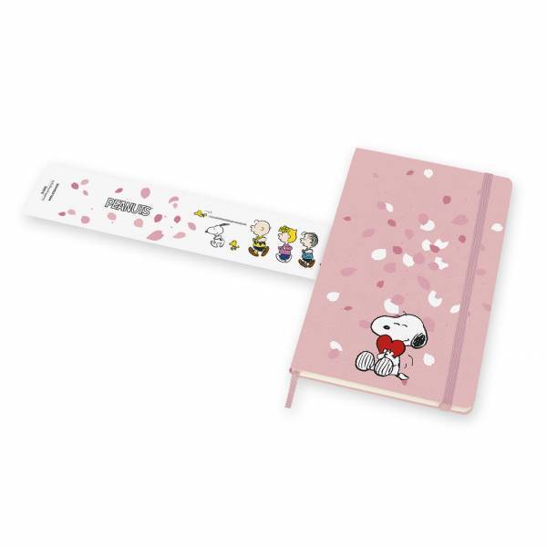 モレスキンがPEANUTSとコラボレーション! ピンクとホワイトの限定盤ノートブックが発売