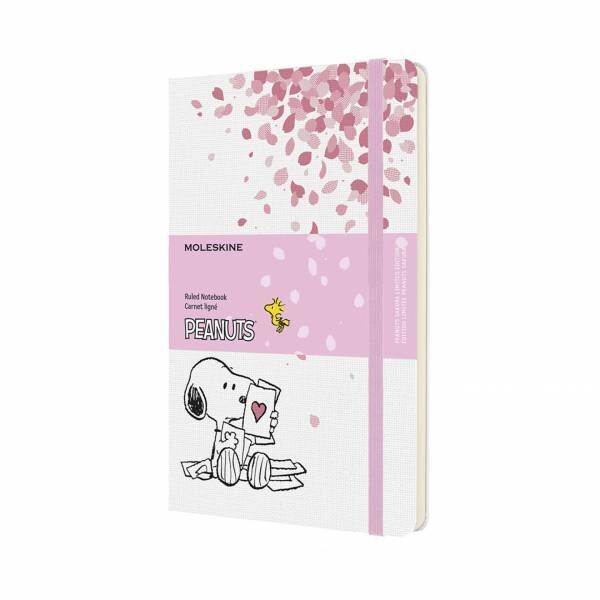 モレスキンがPEANUTSとコラボレーション! ピンクとホワイトの限定盤ノートブックが発売