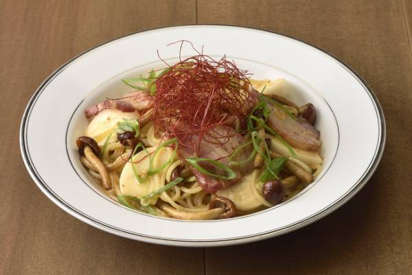 銀座コージーコーナーのレストランに、かぼちゃと和栗のパフェと、旬の素材を使ったパスタが登場
