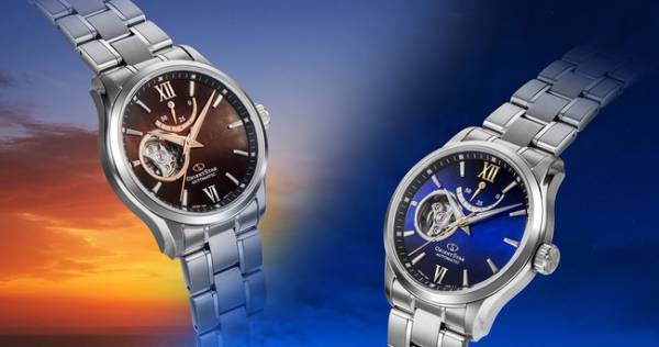 金属文字板の美しいカラーダイヤル。オリエントスターに人気のセミスケルトンを採用した新作が登場