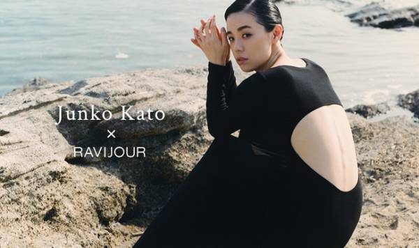 Junko KatoとRAVIJOURコラボの新作に、1枚で着られるブラトップドレスが登場