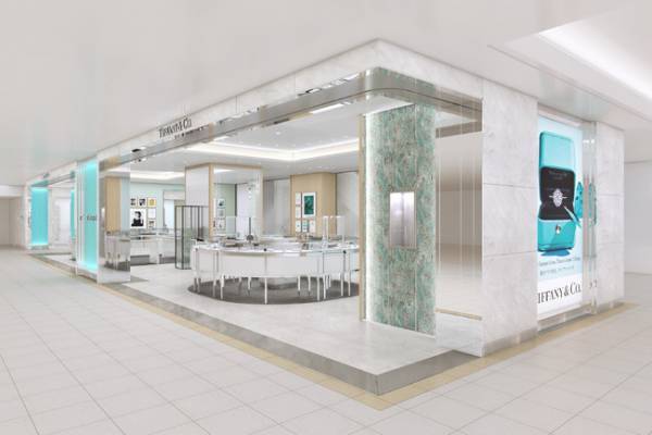 ティファニー博多阪急店がリニューアルオープン! 最新のデザインコンセプトを導入