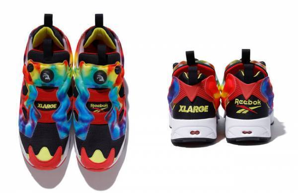 XLARGEとReebokが2016年以来のコラボレーションを発表。オリジナルのタイダイ柄を開発