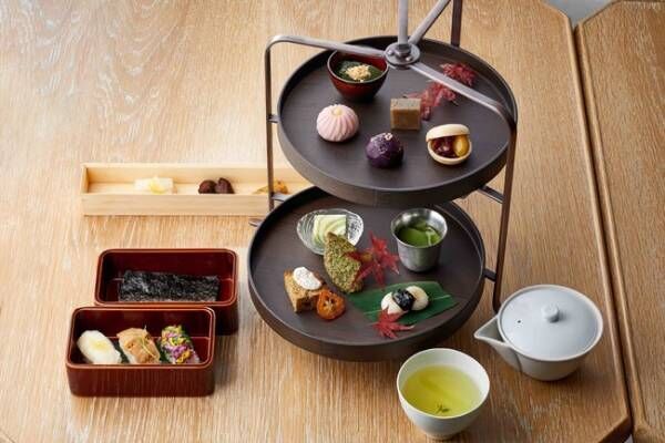 日本橋 山本山 ふじヱ茶房でいただく、お茶と海苔を使ったアフタヌーンティー