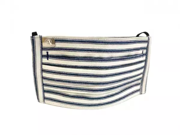 岡山の老舗デニムファクトリーが本気で作ったジーニストのためのヒッコリーデニム素材のマスクが登場