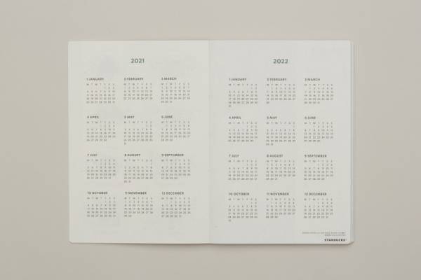 スターバックス×キャンパス、2021年のスケジュールブックを発売!