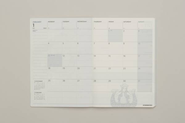 スターバックス×キャンパス、2021年のスケジュールブックを発売!