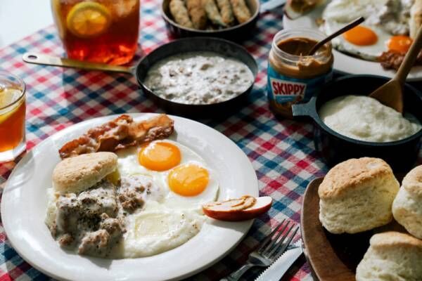 世界の朝食レストラン、2ヶ月おきに変わる特集メニューに「アメリカ南部の朝ごはん」が登場!
