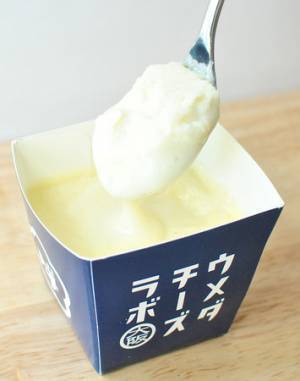 大丸梅田店ウメダチーズラボのスプーンで食べるチーズケーキに初の季節限定フレーバー「かぼちゃ」が登場