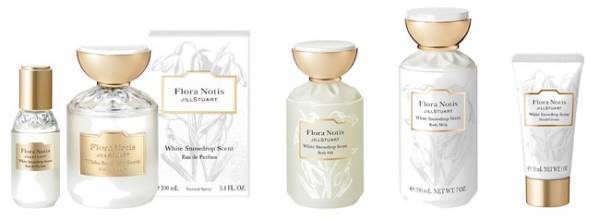 フローラノーティス ジルスチュアートのホリデーコレクション第1弾は「スノードロップ」が香る特別なコレクション。