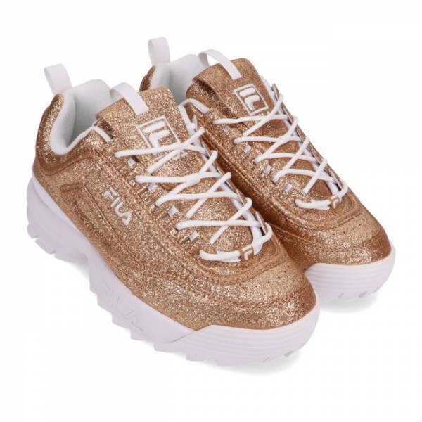 グリッター素材で覆ったラグジュアリー感満載なデザイン。フィラから限定シューズ「FILA DISRUPTOR II」発売