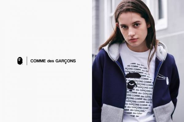 3度目となるA BATHING APE® × COMME des GARCONSのコラボアイテムが10月24日発売決定