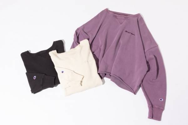 ヴィンテージライクなディテールとサイズ感がポイント。ROSE BUDからこの秋も人気のChampion別注アイテムが登場