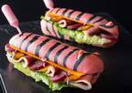 虎ノ門ヒルズ店限定の虎柄サンドイッチ第2弾は フランス産鴨の生ハムを挟んだ 鮮やかなピンクの「虎サンド」