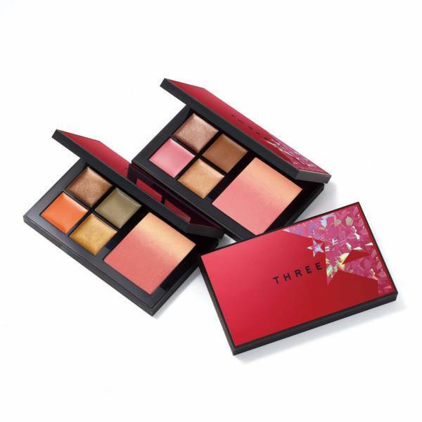 THREEの2020ホリデーコレクション、グラムに輝くメイクアップパレット。限定スキンケアキットも