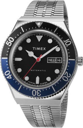 織り込みのステンレス・スチールブレスレットのタイメックス キューの派生モデル「M79」が登場