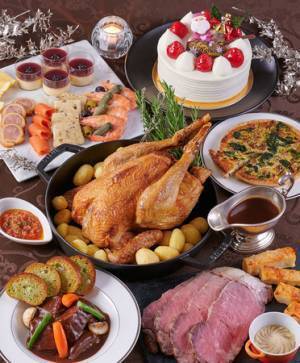 ご自宅のテーブルを華やかに彩るホテルオークラ東京ベイのクリスマスケーキ