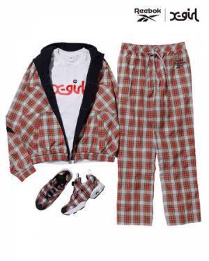 タータンチェックをシューズ＆アパレルに採用。X-girlとReebokが2016年以来のコラボレーション