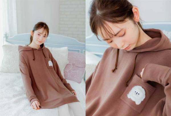 大人可愛いオリジナルカラーのルームウェア。チュチュアンナとモデル橋下美好のコラボ第2弾