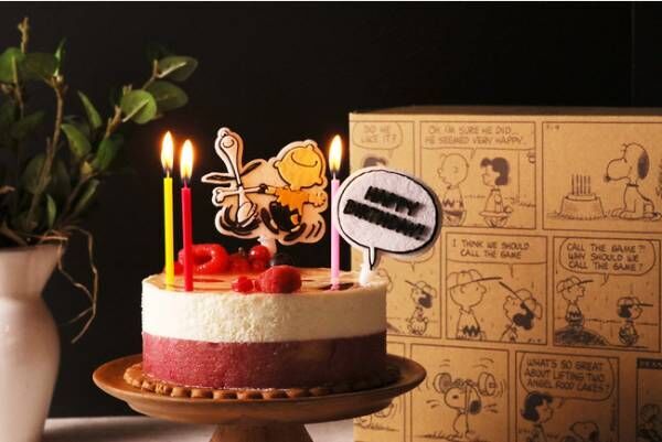 スヌーピーと一緒に楽しめる誕生日ケーキ新登場! PEANUTS Cafe オンラインショップで数量限定発売