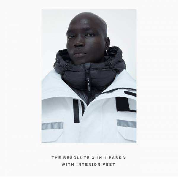 カナダグース と junn.jがコラボ! 新色ホワイトが登場