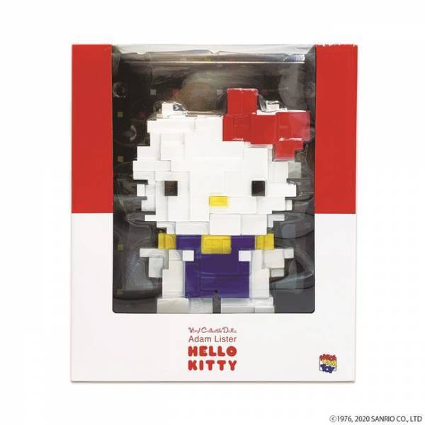 ハローキティがピクセル化! NYで活動するアーティスト アダム・リスターとコラボしたフィギュアが登場