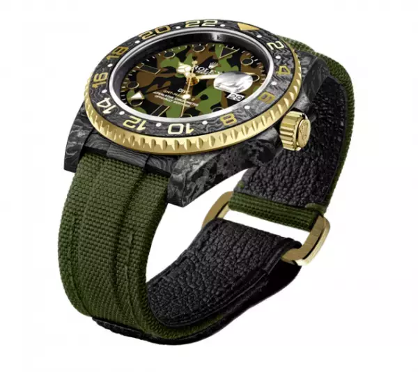 ハイエンド ミリタリーを体現。DIWからカーボンファイバーボディのGMTマスターIIを発売