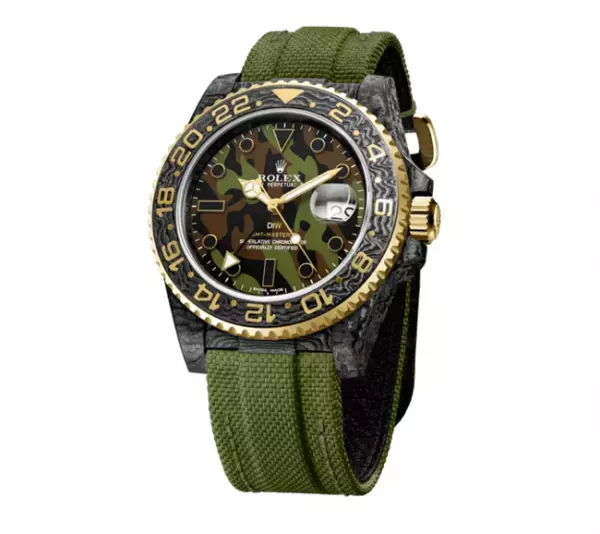 ハイエンド ミリタリーを体現。DIWからカーボンファイバーボディのGMTマスターIIを発売