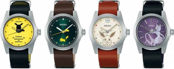 人気のポケモン「ピカチュウ」「イーブイ」「ミュウツー」をモチーフにしたセイコーセレクションが登場