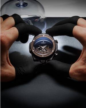 卓越したクラフツマンシップを極めた両ブランドが初コラボ! ウブロの新作「ビッグ・バン ウニコ ベルルッティ コールドブラウン」